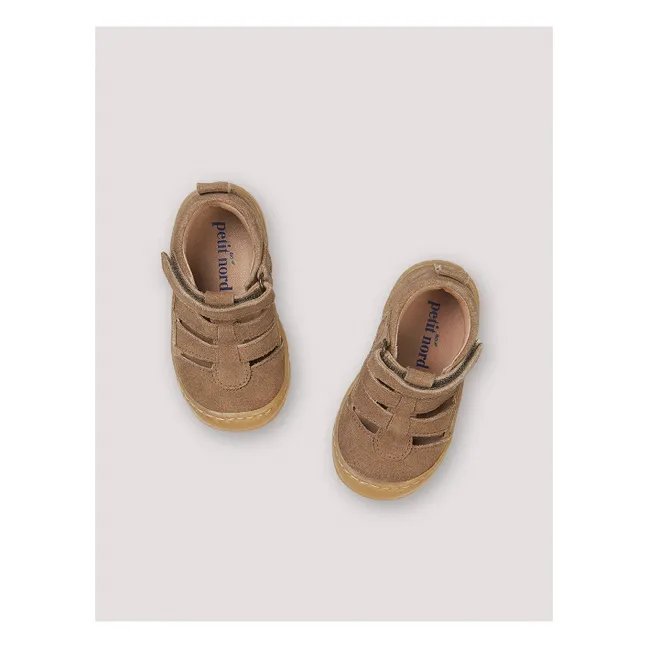 Speed Me Up Suede Sandals | Brown