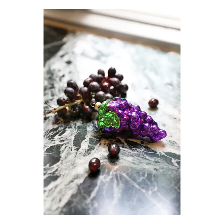 Décoration de Noël raisin | Violet- Image produit n°1