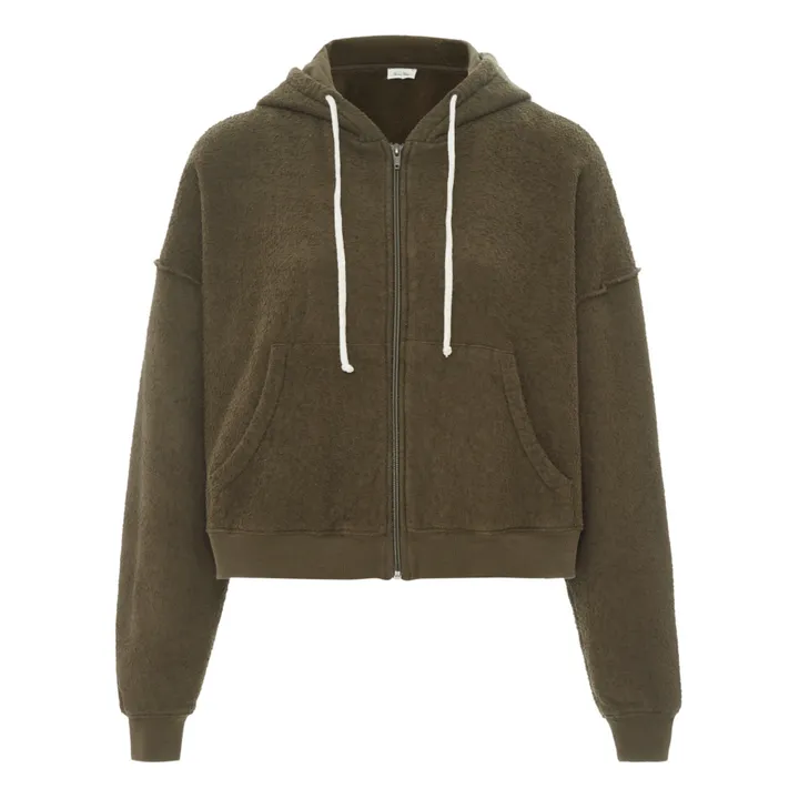 Bobypark Organic Cotton Zip-Up Hoodie | Brown- Product image n°0