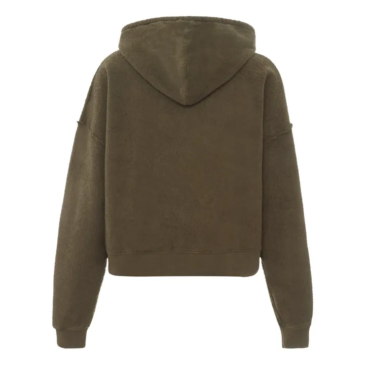 Bobypark Organic Cotton Zip-Up Hoodie | Brown- Product image n°2