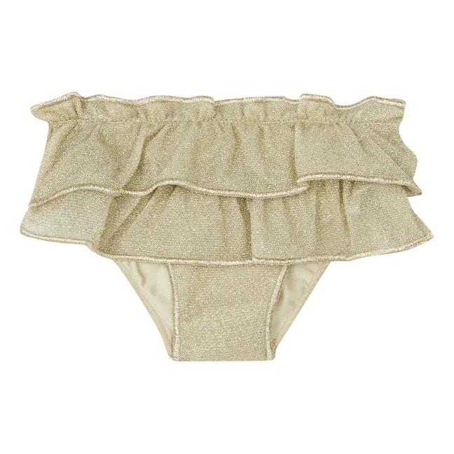 Osemini Lumière Bikini Bottoms - Kids’ Collection  | Gold
