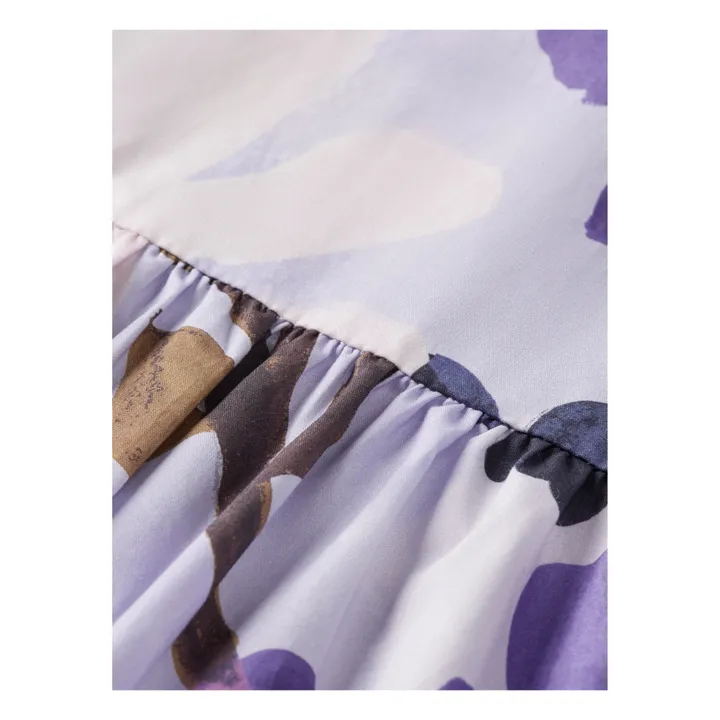 Robe Fleurie | Violet- Image produit n°1