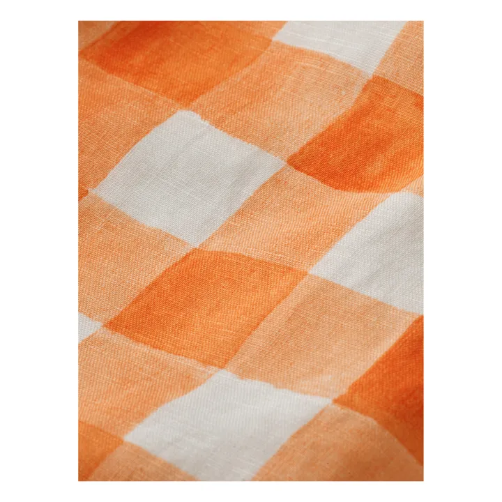 Checked Shorts | Orange- Product image n°1