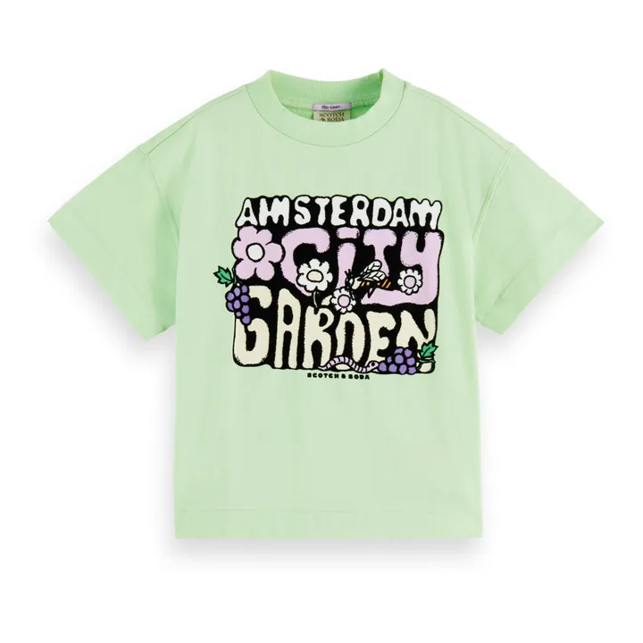 Oversize Atwork T-shirt | Fluorescent green- Product image n°0