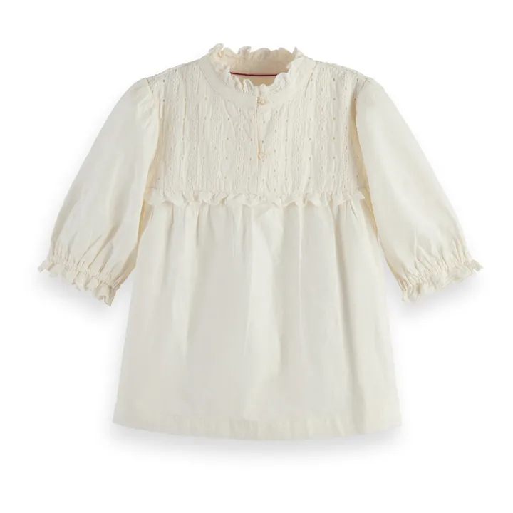 Broderie Anglaise Blouse | Ecru- Product image n°0