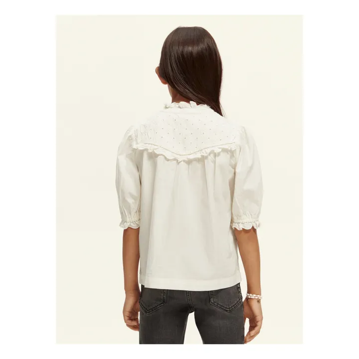 Broderie Anglaise Blouse | Ecru- Product image n°4
