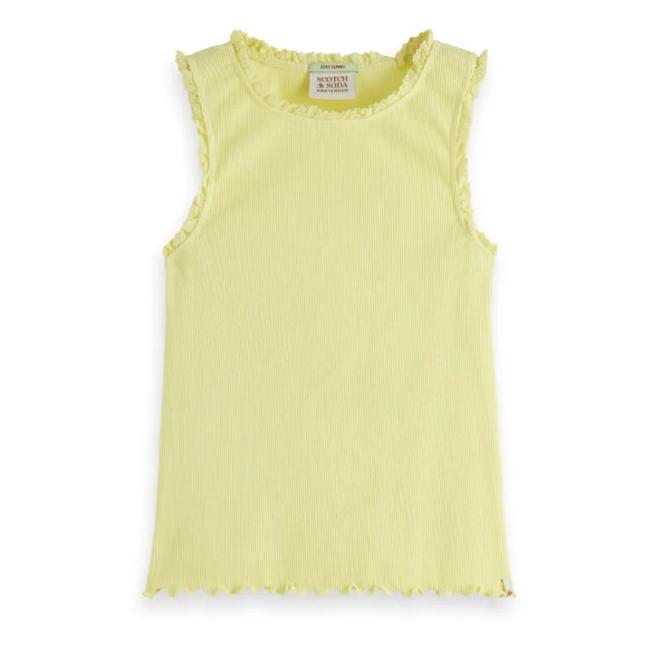 Marcel tank top | Yellow- Product image n°0