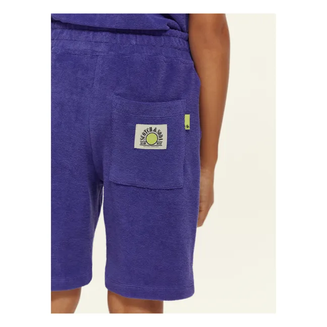 Terry Cloth Shorts | Purple
