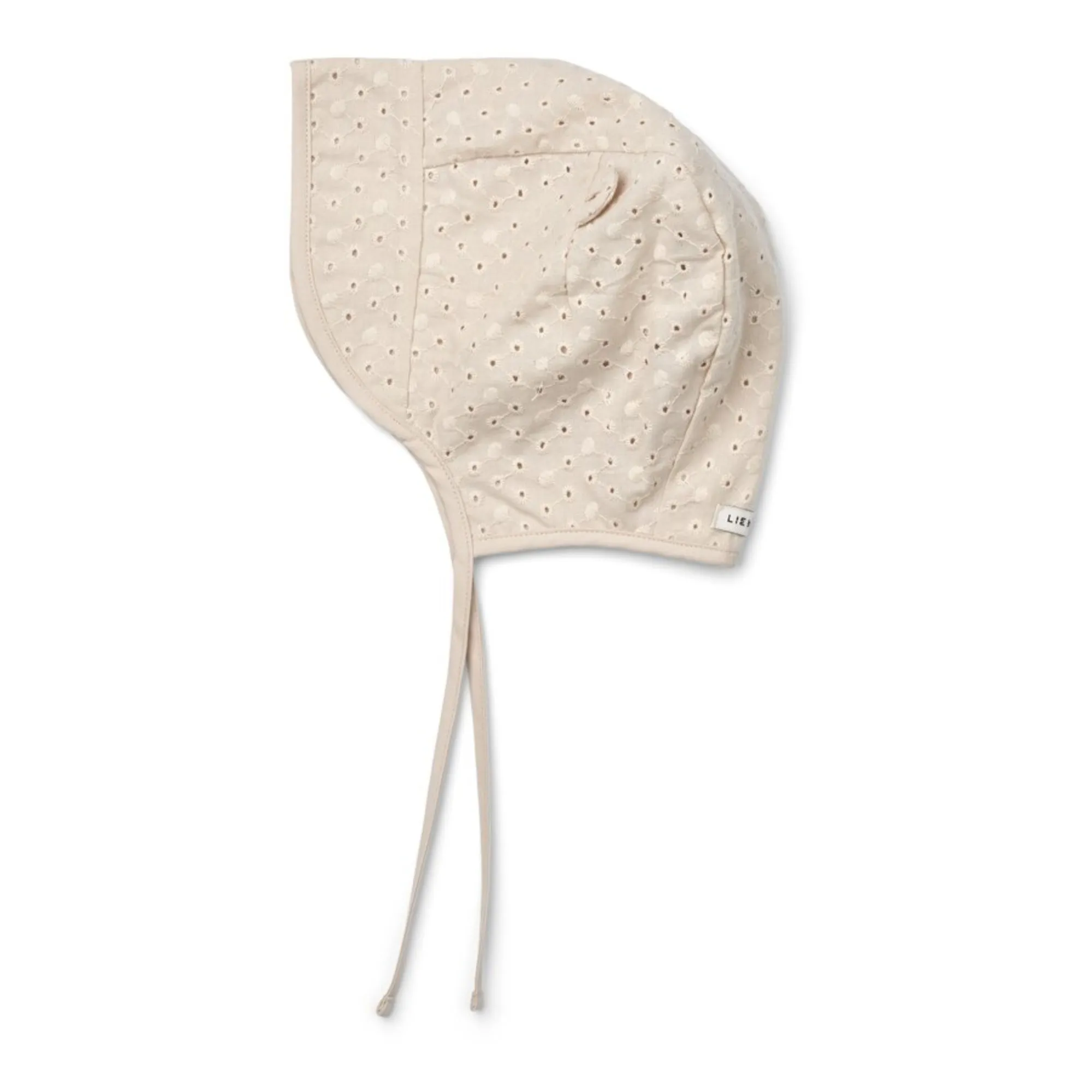 Liewood Beige Organic Cotton Openwork Bonnet Rae