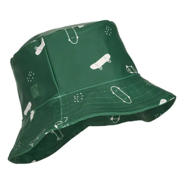 Matty Recycled Material Hat | Dark green- Product image n°0