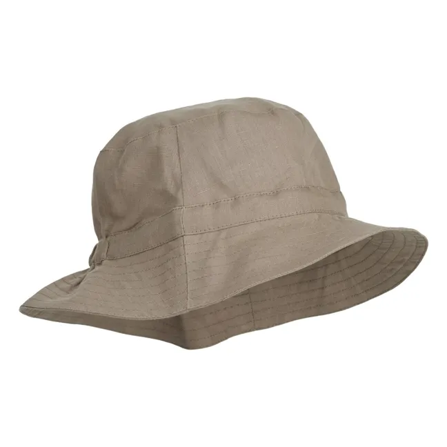 Organic Cotton Bucket Hat Sander | Taupe brown