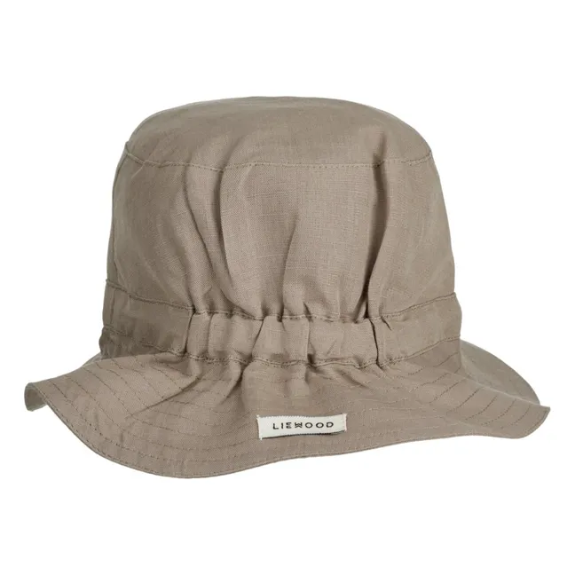 Organic Cotton Bucket Hat Sander | Taupe brown