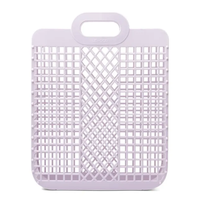 Laureen Recycled Material Basket | Mauve