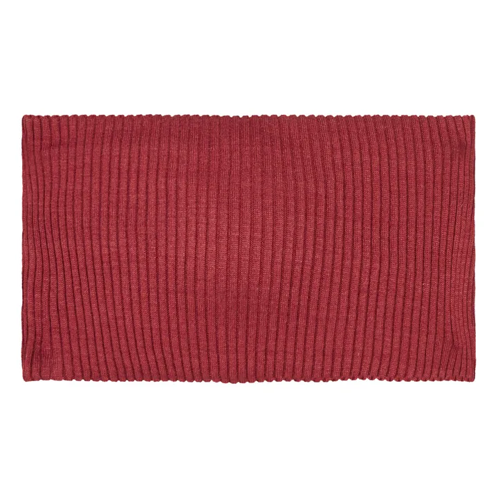 Diadema de algodón ecológico y seda | Rojo- Imagen del producto n°2