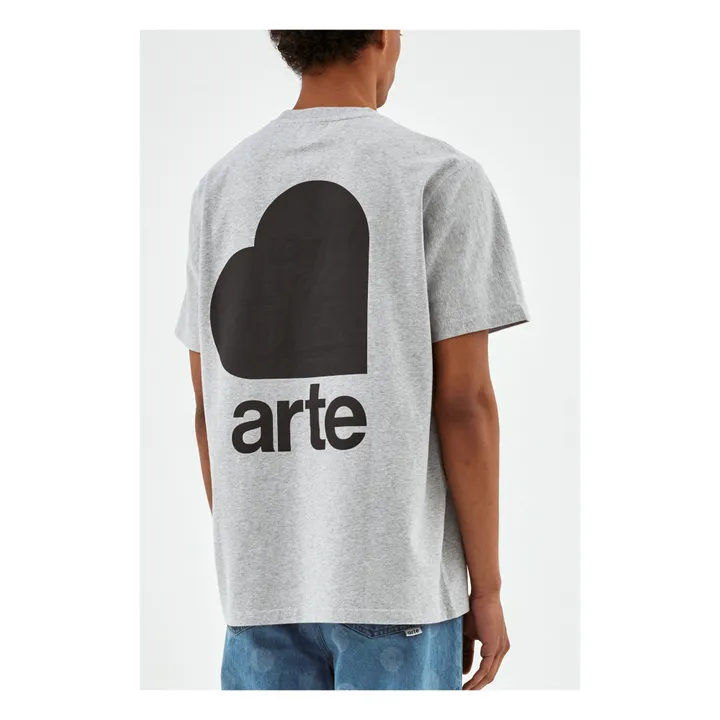 T-Shirt Taut Back Heart  | Grau- Produktbild Nr. 2