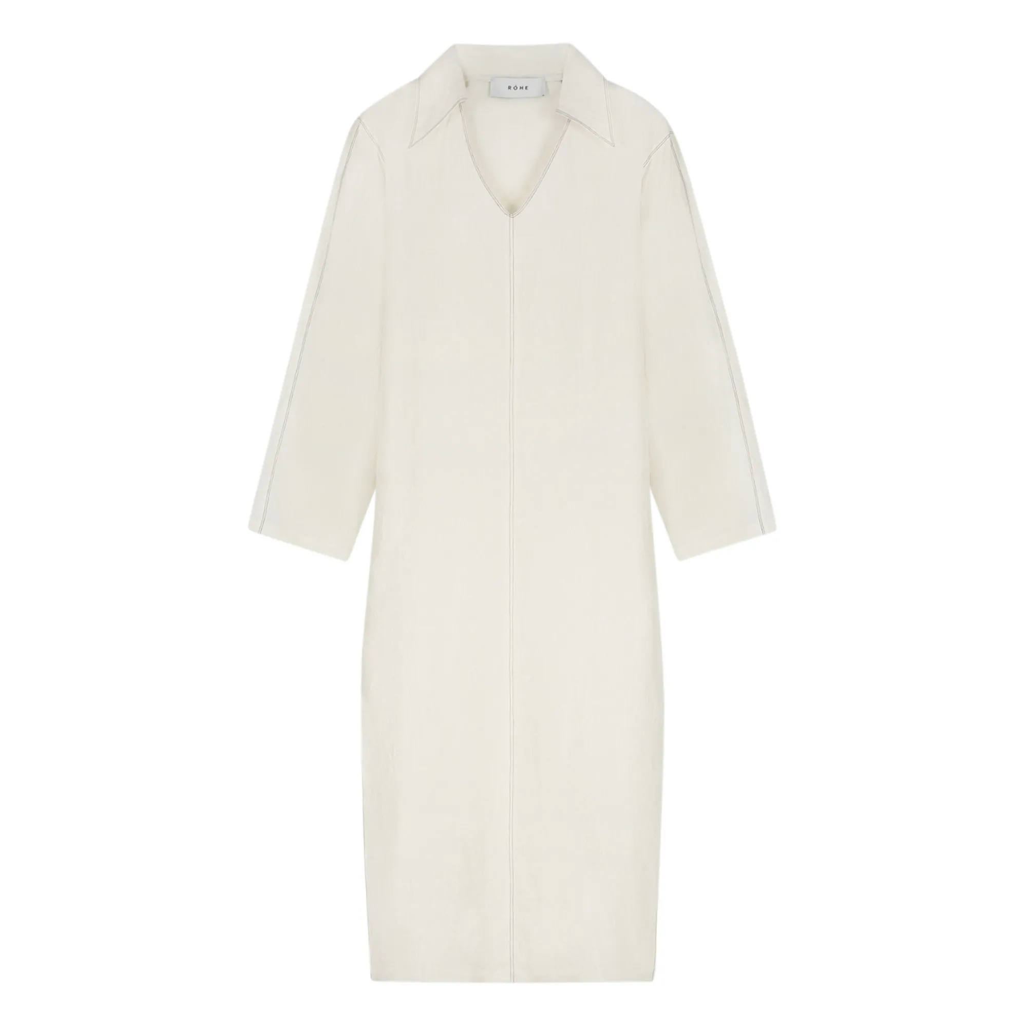 Róhe Women's Off White Linen Tunic Dress