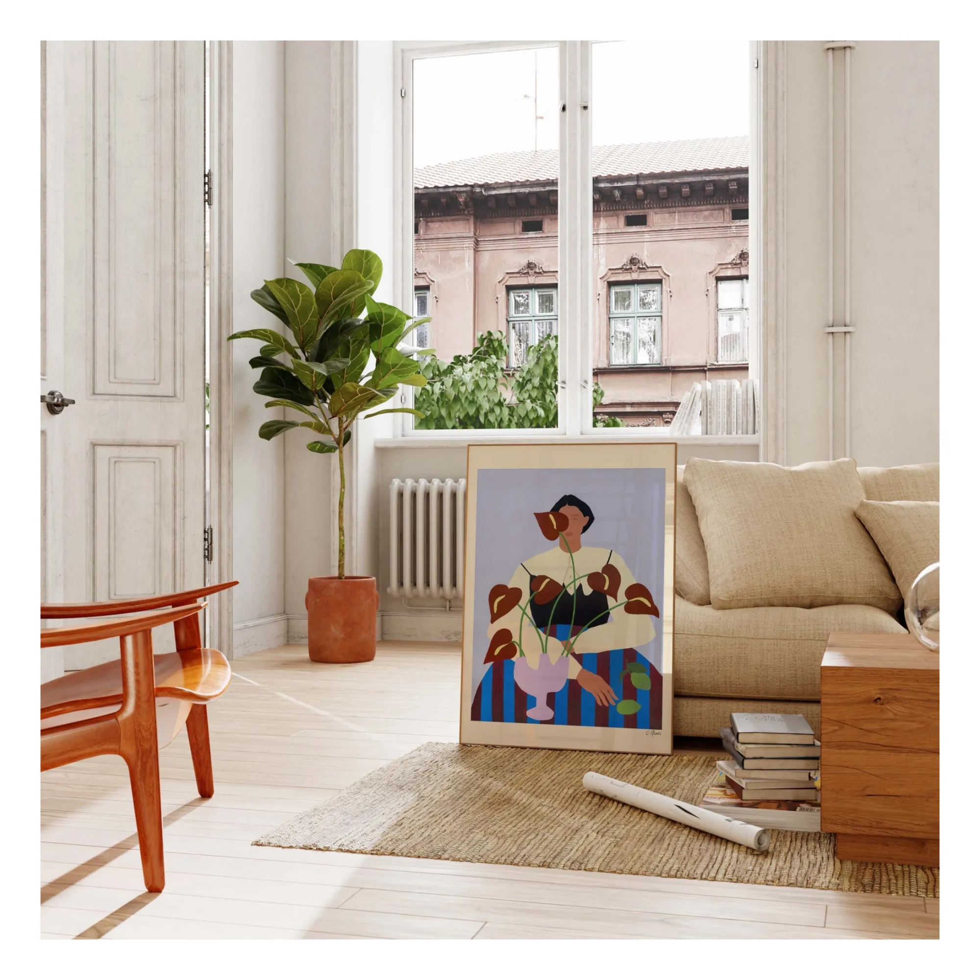 Carla Llanos - Affiche Anthurium flowers (Carla Llanos) - Image 2