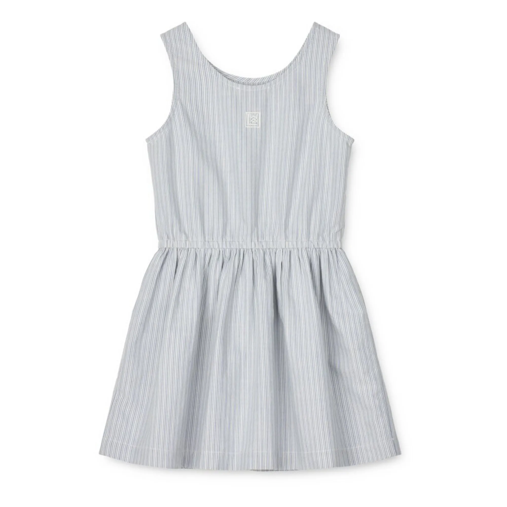 Liewood Blue Idaho Organic Cotton Short Dress