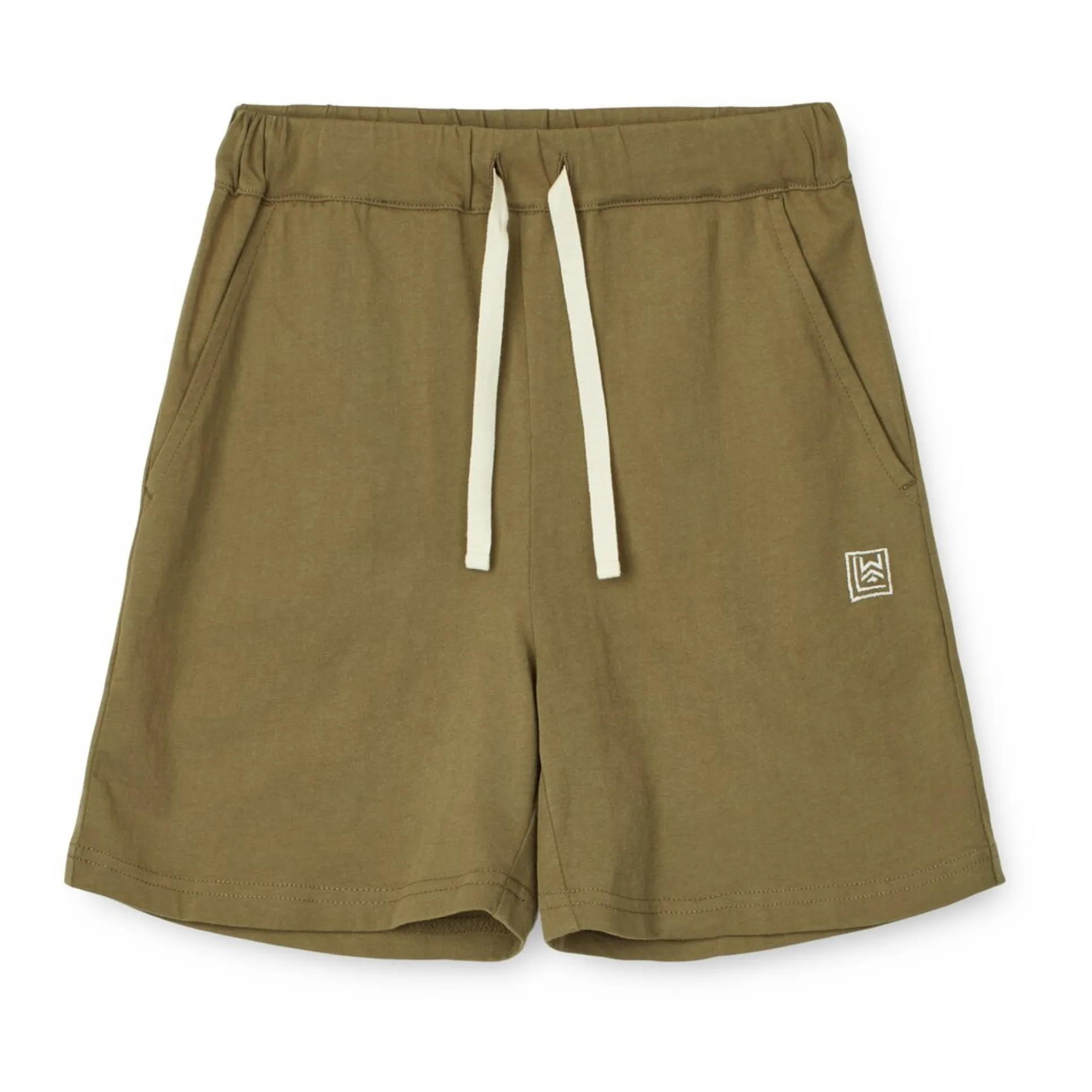 Liewood Khaki Bako Organic Cotton Shorts