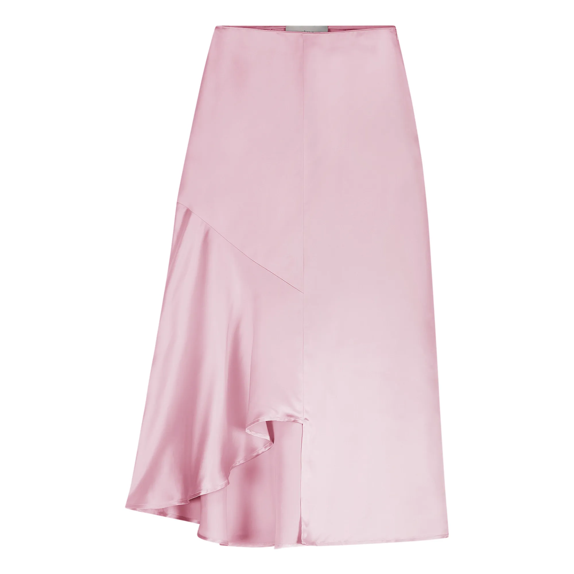 Róhe Women's Pink Satin Asymmetric Skirt