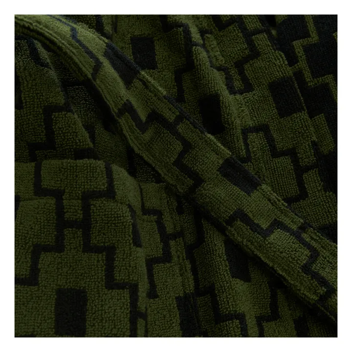 Bademantel Machu Pichu Frottee | Khaki- Produktbild Nr. 1