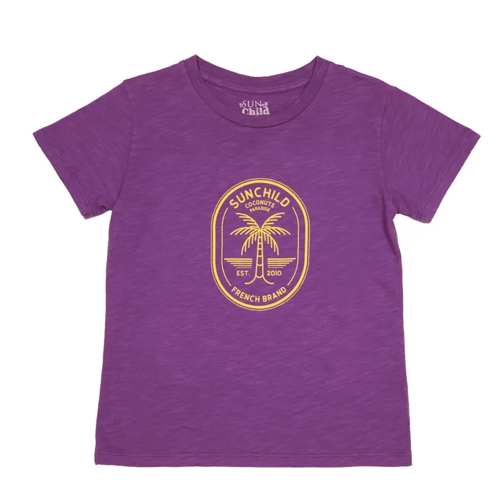 T-Shirt Manches Courtes Coconut | Violet- Image produit n°0