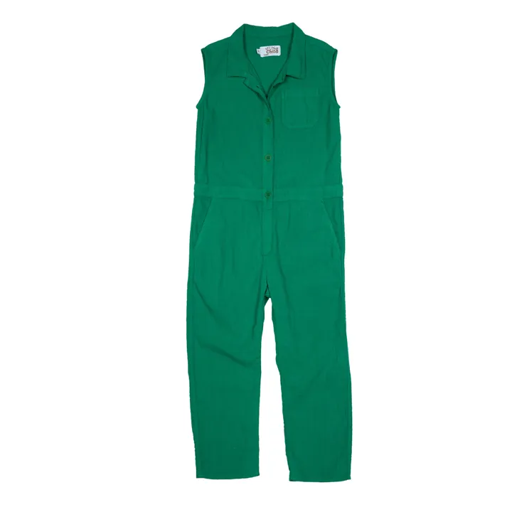 Tombstone Sleeveless Jumpsuit | Green- Product image n°0