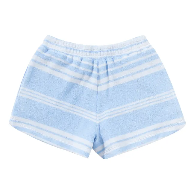 Vibes Terry Cloth Shorts | Light blue