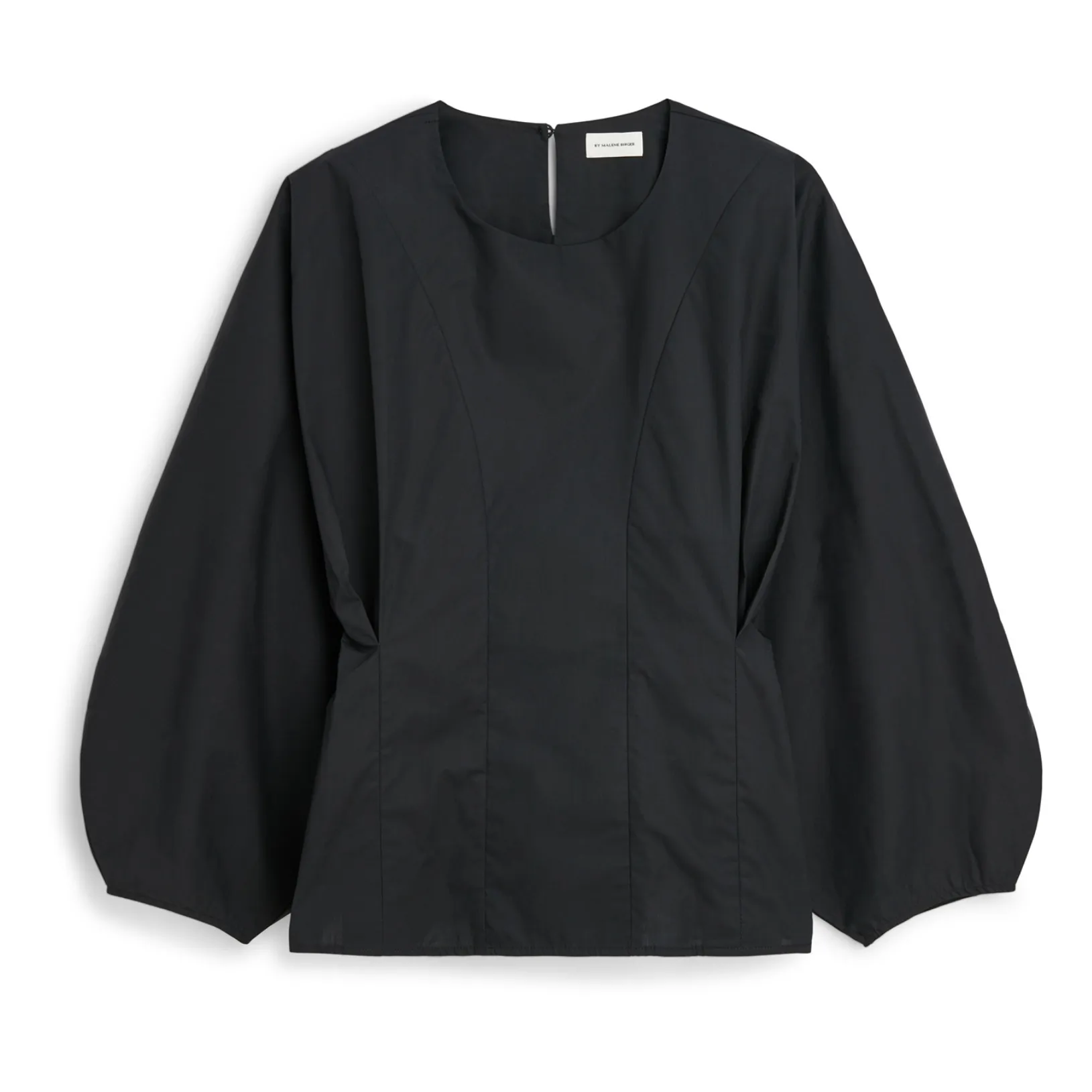 By Malene Birger Black Maias Organic Cotton Blouse