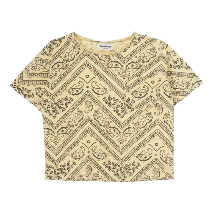 T-Shirt Bandana | Jaune pâle- Image produit n°0