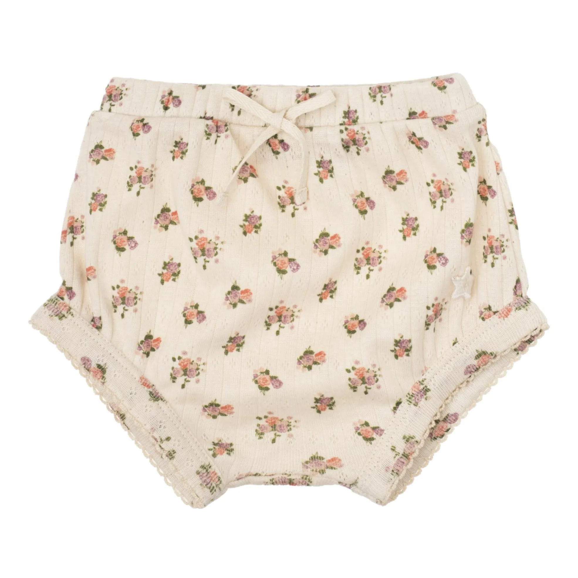 Tocoto Vintage Ecru Floral Bloomer