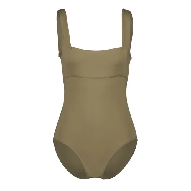 Maillot de Bain 1 Pièce Polyamide Recyclé Maria - Collection Femme  | Taupe