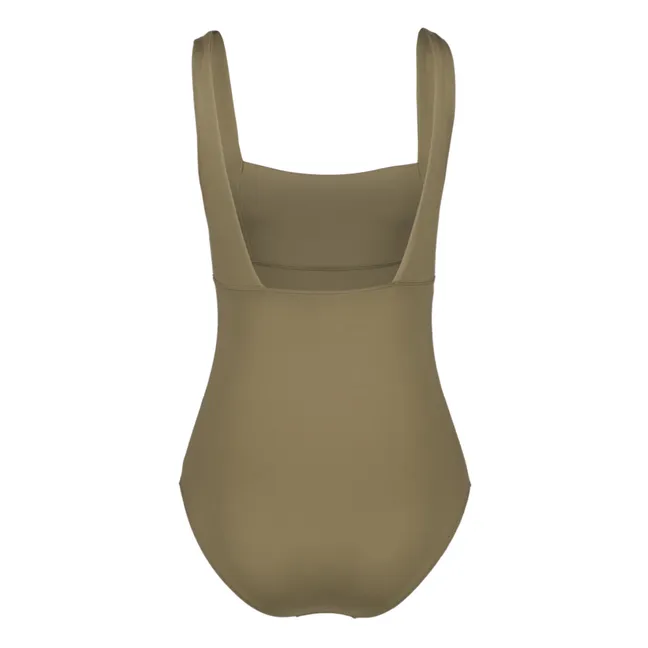 Maillot de Bain 1 Pièce Polyamide Recyclé Maria - Collection Femme  | Taupe