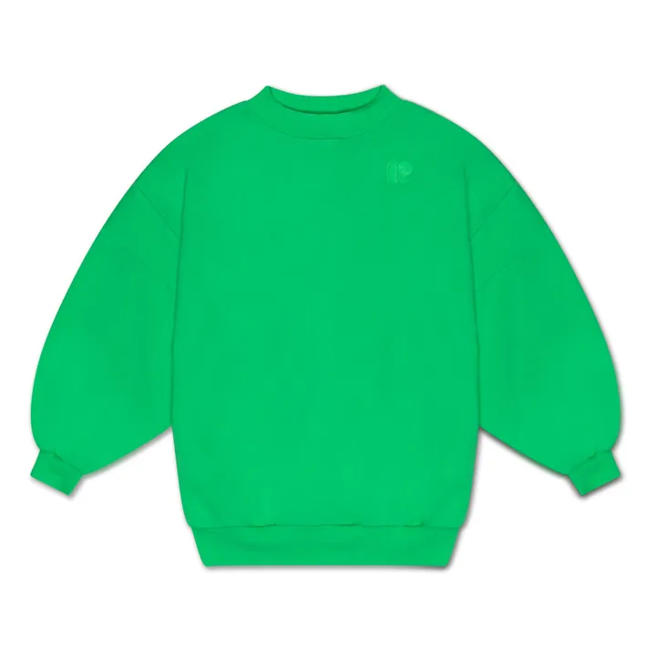 Sweatshirt Ballonärmel | Grün- Produktbild Nr. 0