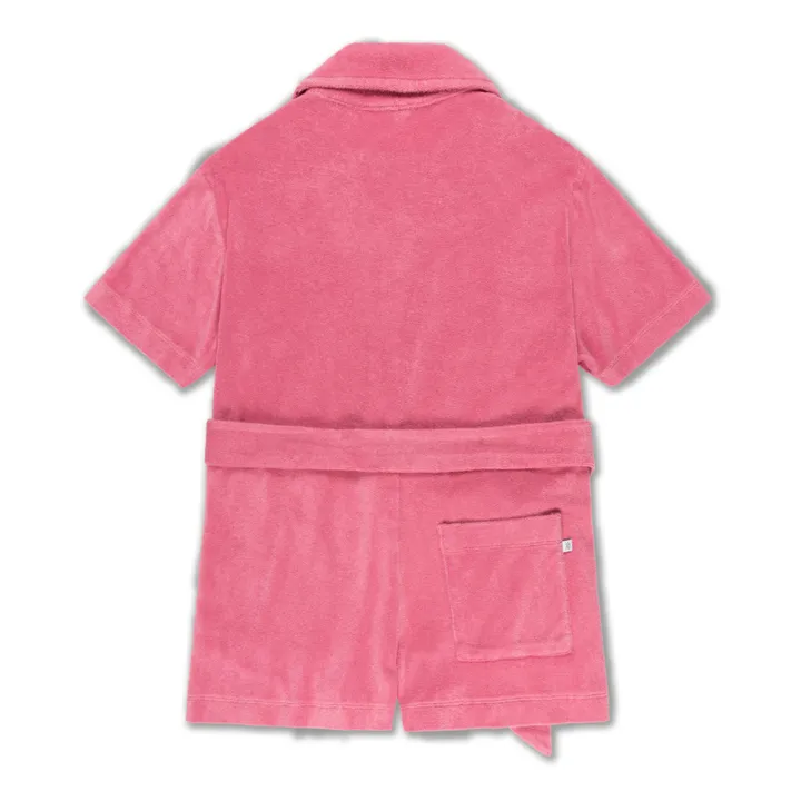Terry Cloth Playsuit | Pink- Product image n°8