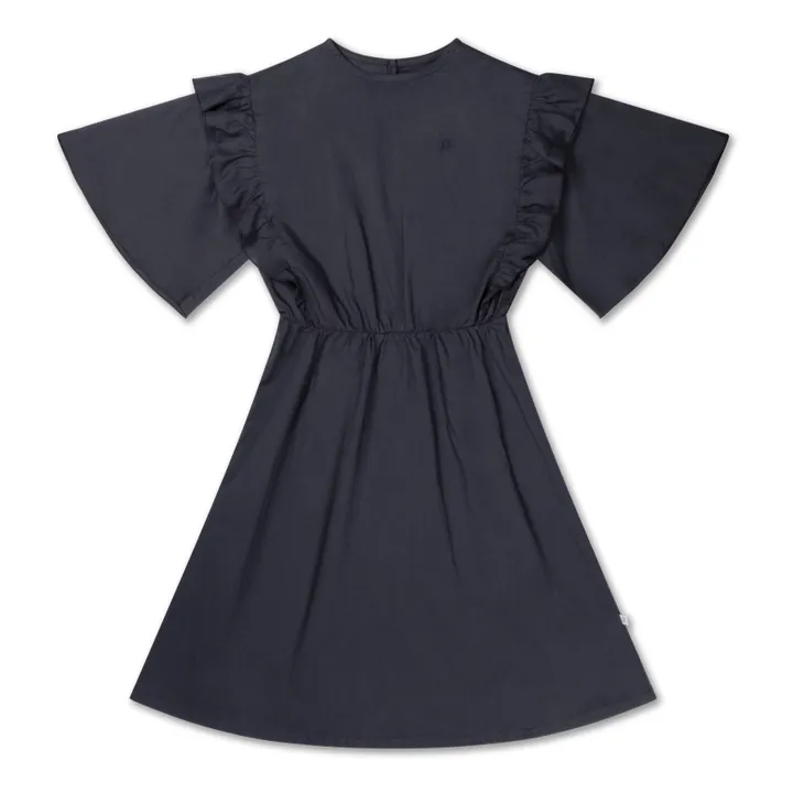 Robe Volants | Bleu nuit- Image produit n°0