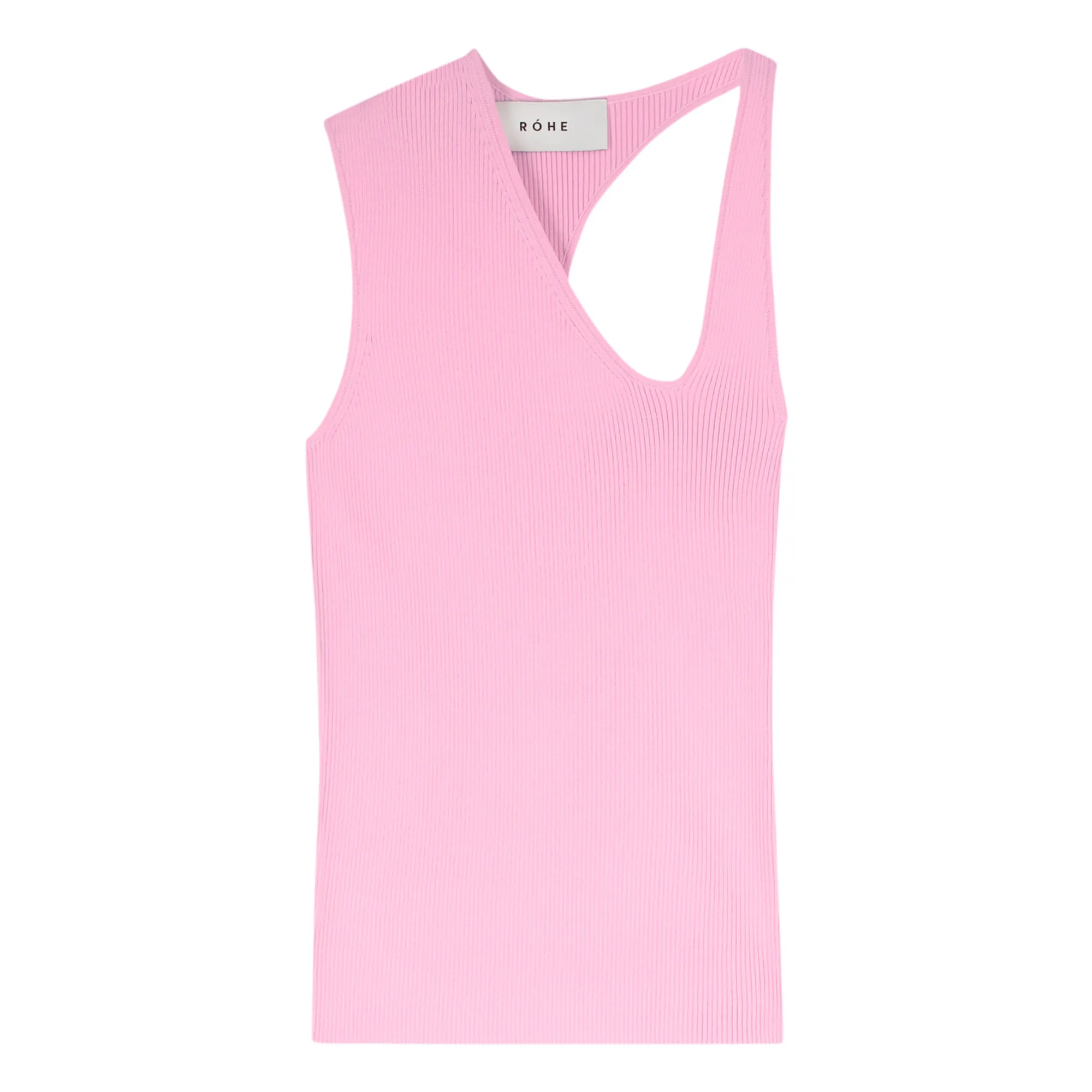 Róhe Women's Pink Sculptural Tank Top