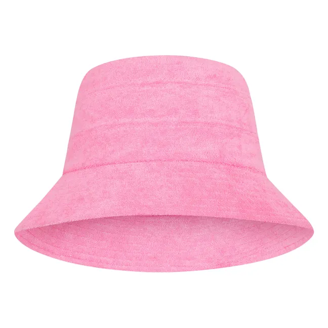 Terry Wave Bucket Hat | Pink