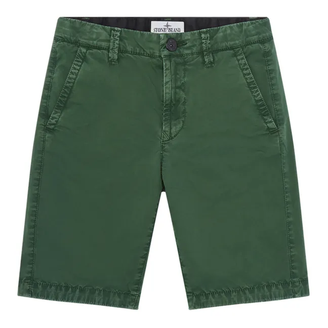 Regular Bermuda Shorts | Dark green