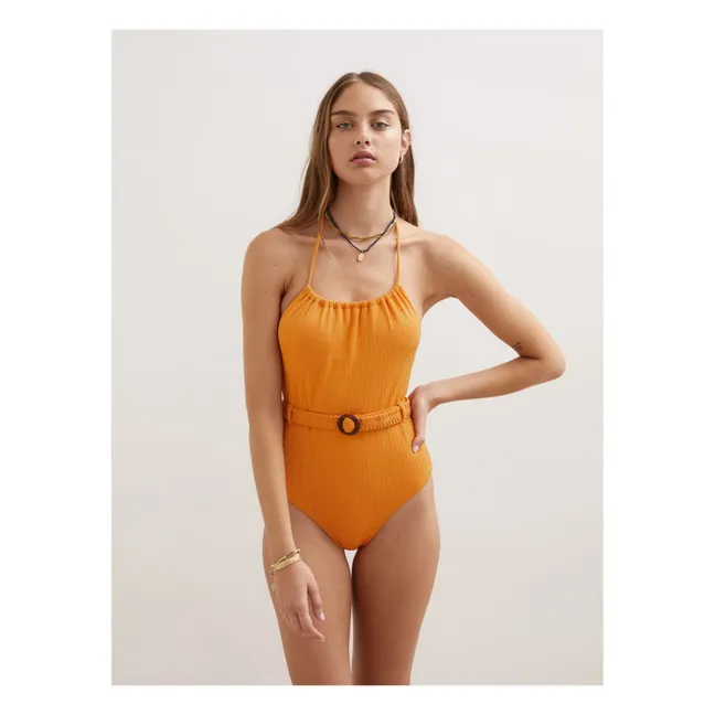 Helios One-Piece Swimsuit | Orange