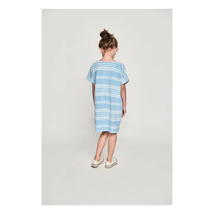 Tropez Terry Cloth Dress | Light blue- Product image n°2