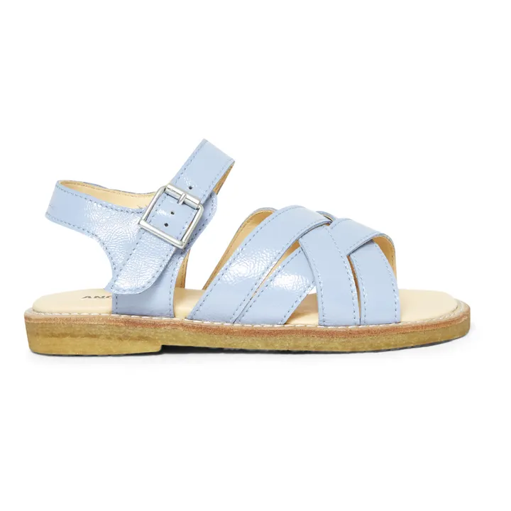Cross Strap Sandals | Light blue- Product image n°0