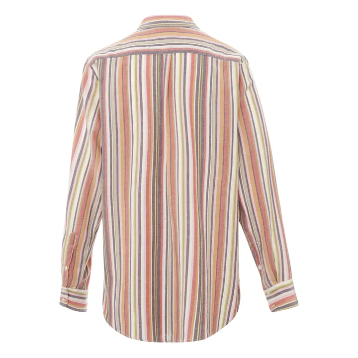 Chemise Rayures Beau | Orange- Image produit n°4