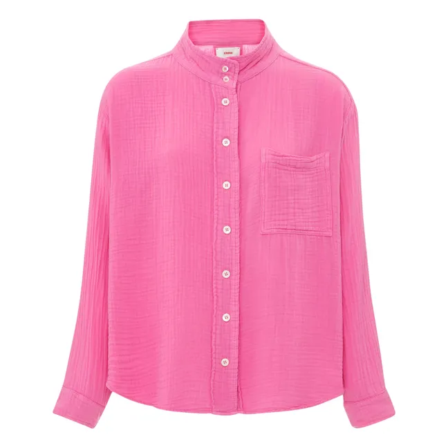 Camicia Finley in garza di cotone | Rosa