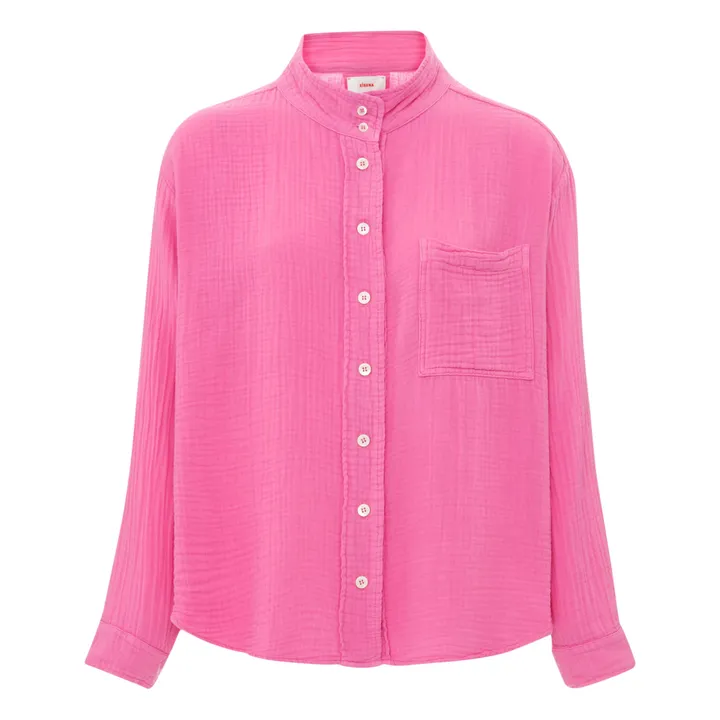 Finley Cotton Muslin Shirt | Pink- Product image n°0