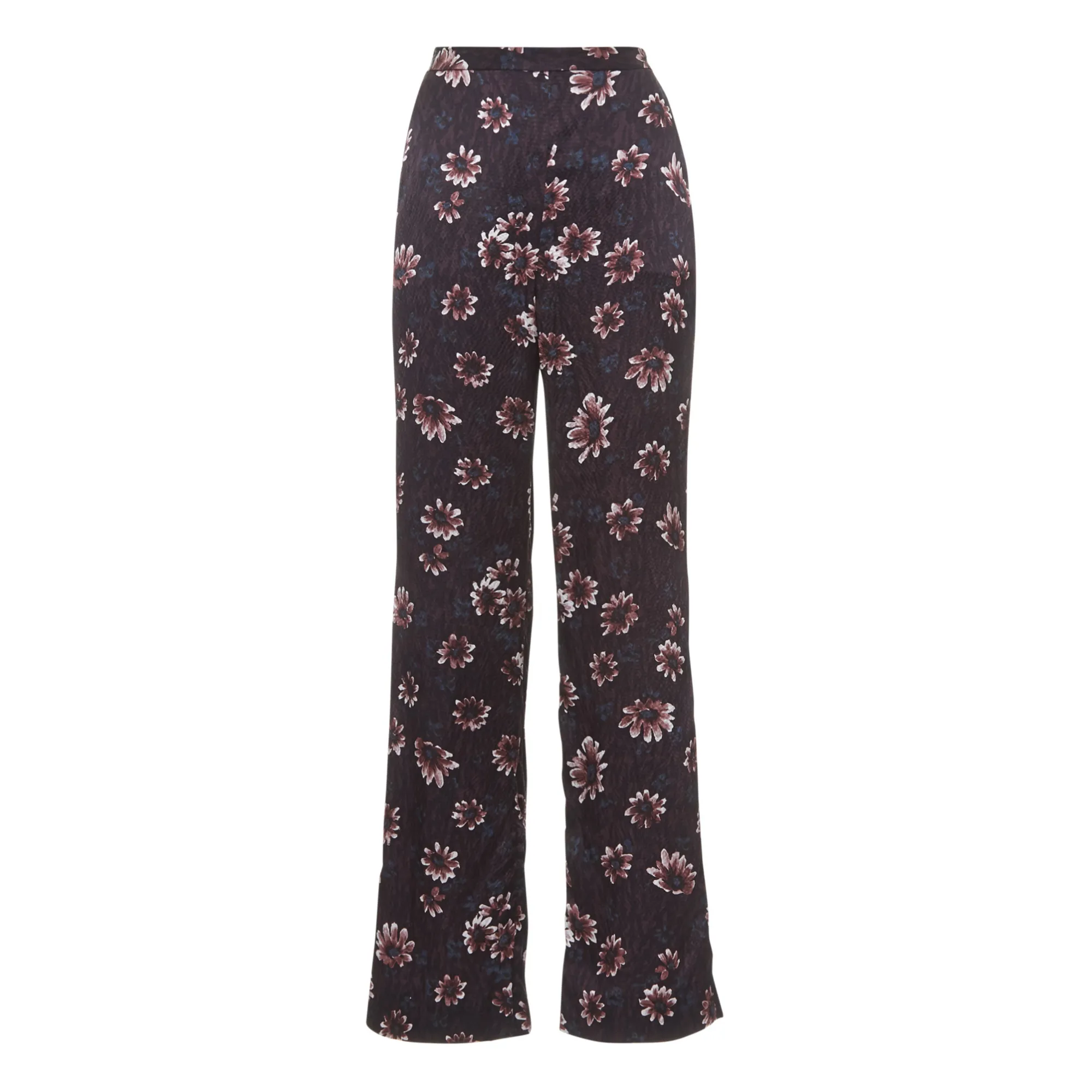 Rachel Comey Burgundy Peaton Silk Pants