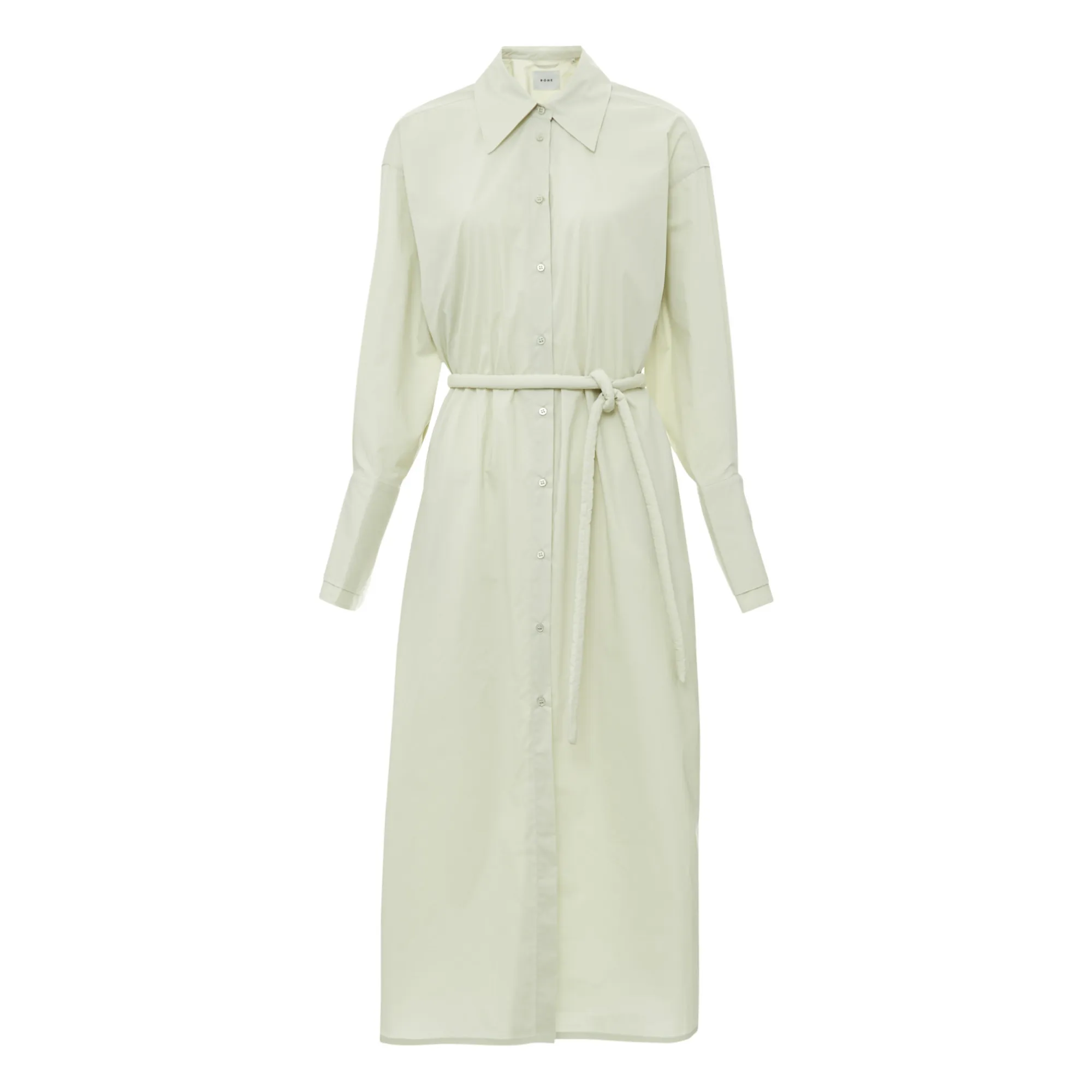 Róhe Women's Ecru Double-Cuff Shirt Dress