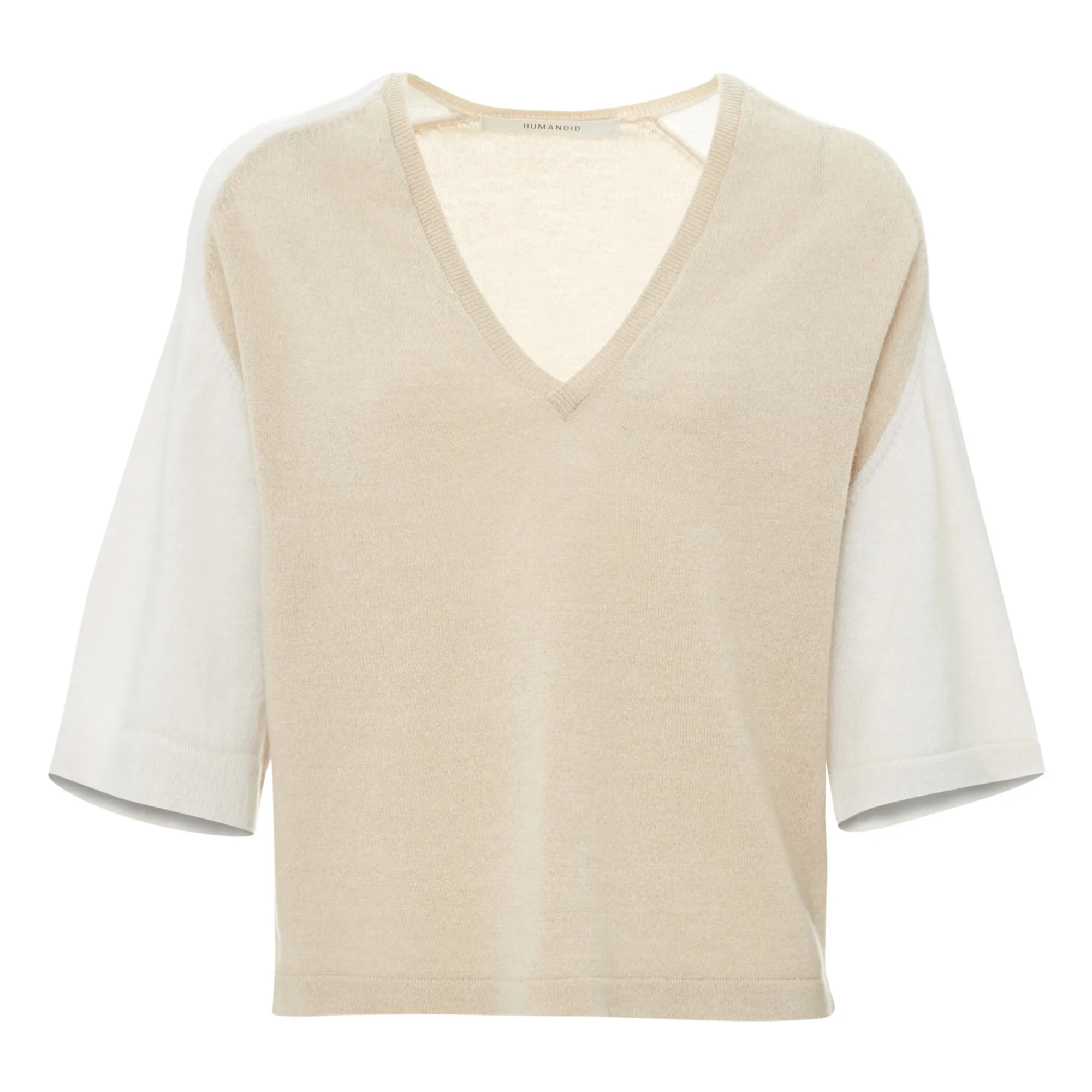 Humanoid Cream Wicki Merino Wool Jumper