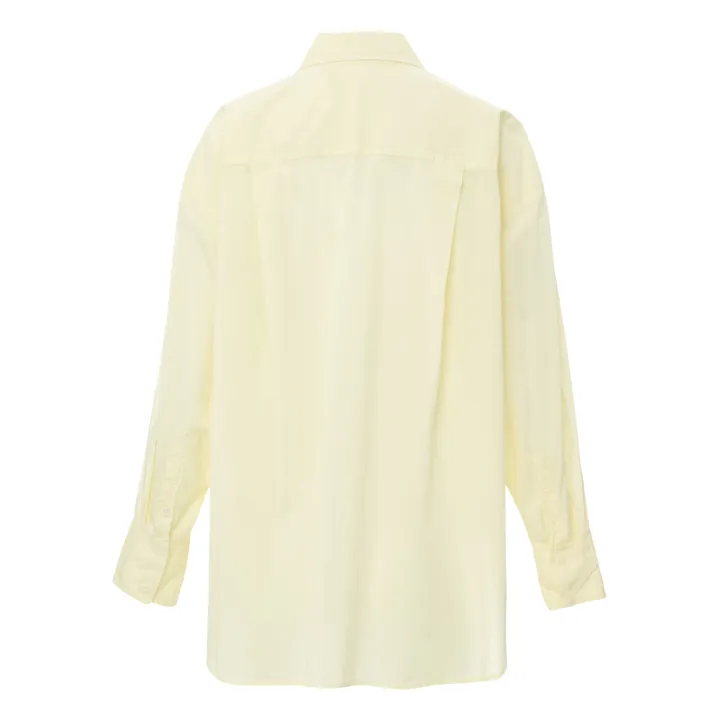 Sydney Cotton Poplin Shirt | Yellow- Product image n°4
