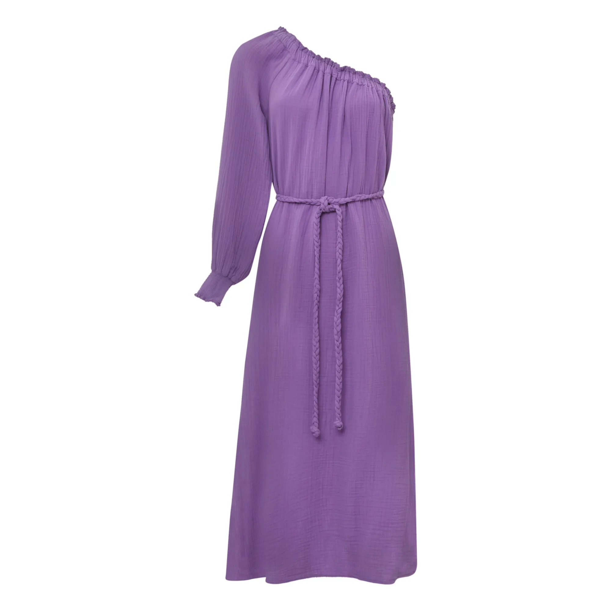 Xirena Purple Aveline Cotton Muslin Dress